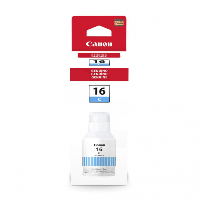 Canon GI 16 C - 132 ml - cián - original - recarga de tinta - para MAXIFY GX6010, GX7010