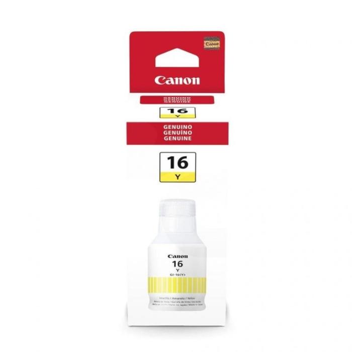 Canon GI 16 Y - 132 ml - amarillo - original - recarga de tinta - para MAXIFY GX6010, GX7010