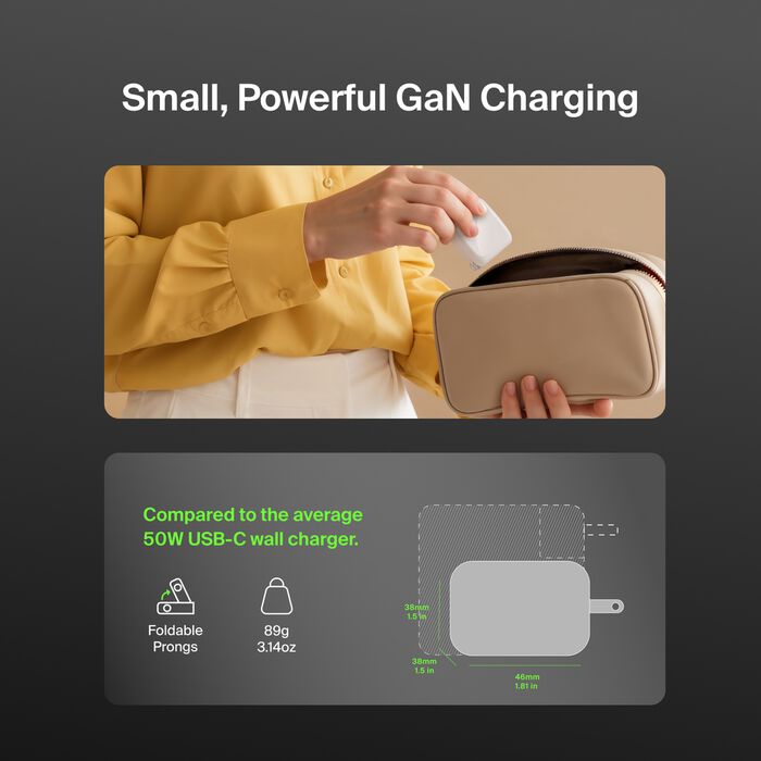 Belkin - Battery charger - 50 Watt - Lithium - Para Universal