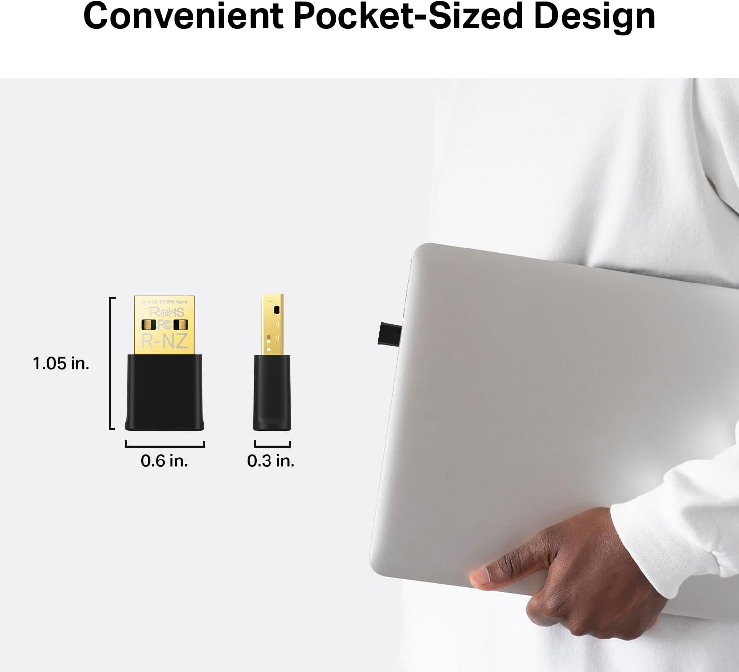 AX1800 Nano Wi-Fi 6 Wireless USB Adapter
