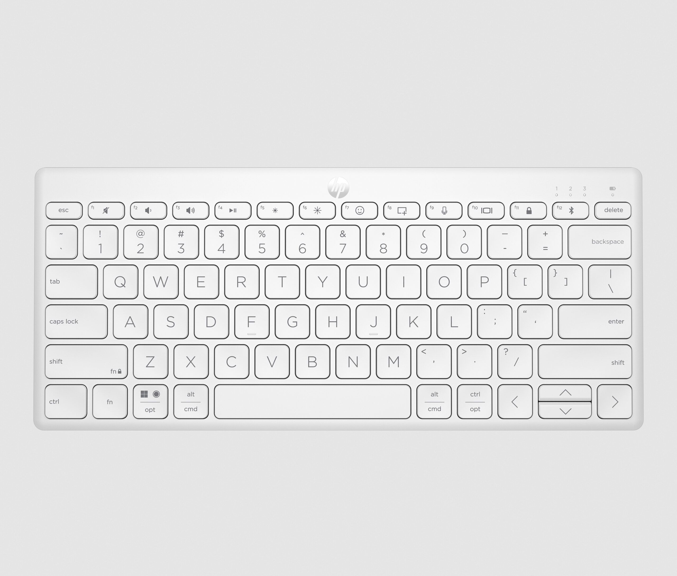 HP - Keyboard - Wireless - White - 692T0AA#ABM
