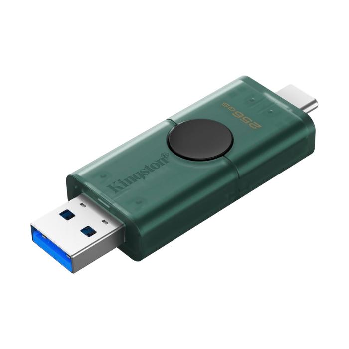 Kingston 256GB USB-A + USB-C 3.2 Gen 1 DataTraveler DuoG2