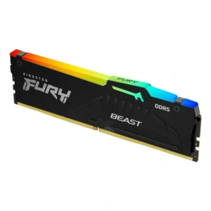 Kingston FURY Beast RGB - DDR5 - módulo - 16 GB - DIMM de 288 contactos - 5600 MT/s / PC5-44800 - CL40 - 1.25 V - sin búfer - on-die ECC