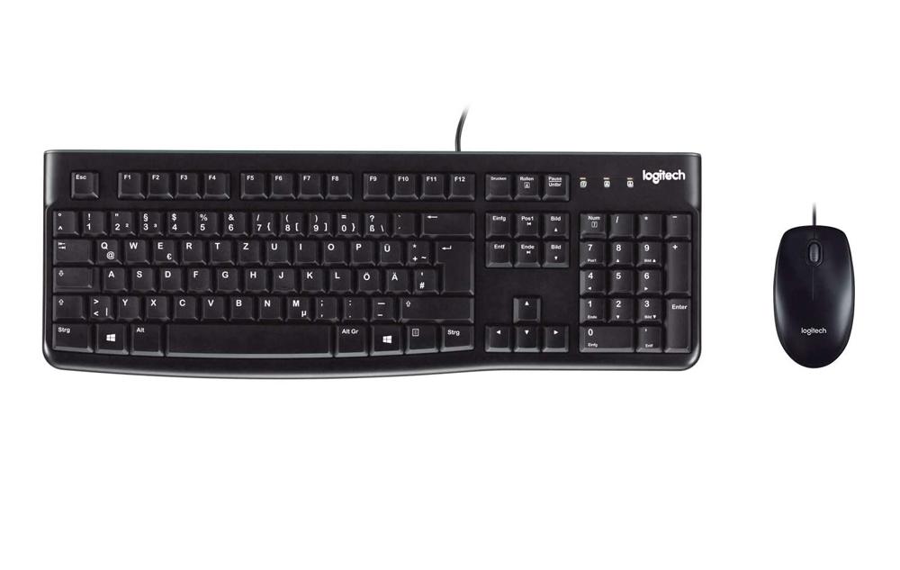 Logitech Desktop MK120 - Juego de teclado y ratón - USB