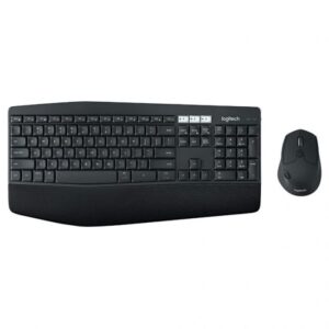 Logitech MK850 - Keyboard and mouse set - Spanish - Wireless - 2.4 GHz - Black