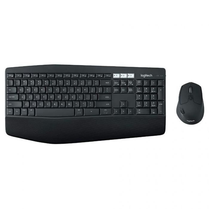 Logitech MK850 - Keyboard and mouse set - Spanish - Wireless - 2.4 GHz - Black