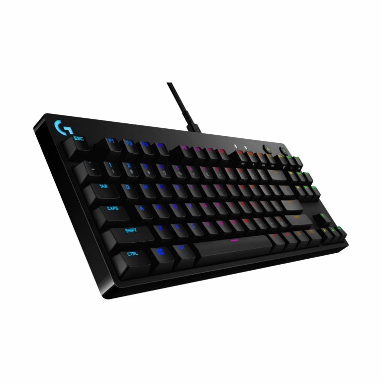 Logitech G Pro Mechanical Gaming Keyboard - Teclado - retroiluminación - USB - interruptor: GX Blue Clicky - negro
