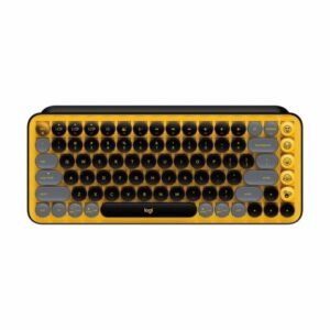 Teclado Logitech POP Keys amarillo Blast , USB / Bluetooth LE / Bluetooth 5.1 - 920-010713