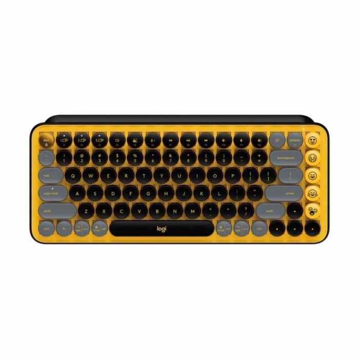 Teclado Logitech POP Keys amarillo Blast , USB / Bluetooth LE / Bluetooth 5.1 - 920-010713