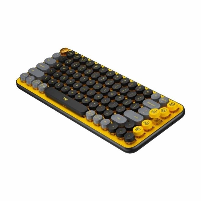 Teclado Logitech POP Keys amarillo Blast , USB / Bluetooth LE / Bluetooth 5.1 - 920-010713