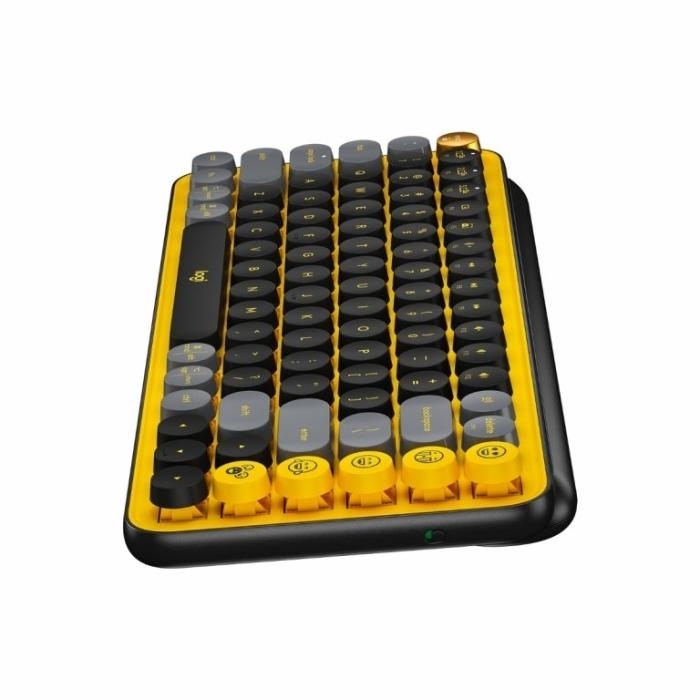 Teclado Logitech POP Keys amarillo Blast , USB / Bluetooth LE / Bluetooth 5.1 - 920-010713