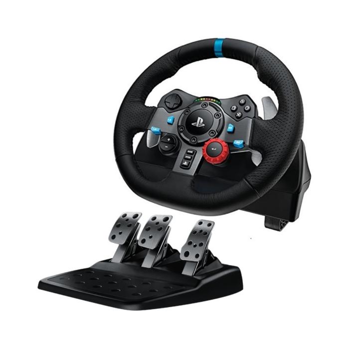 Logitech G29 Driving Force - Juego de volante y pedales - cableado - para PC, Sony PlayStation 3, Sony PlayStation 4