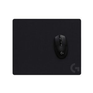 Logitech G G240 Cloth Gaming Mouse Pad, Optimized for Gaming Sensors, Moderate Surface Friction, Non-Slip Mouse Mat, Mac and PC Gaming Accessories, 340 x 280 x 1 mm; - Alfombrilla de ratón - negro