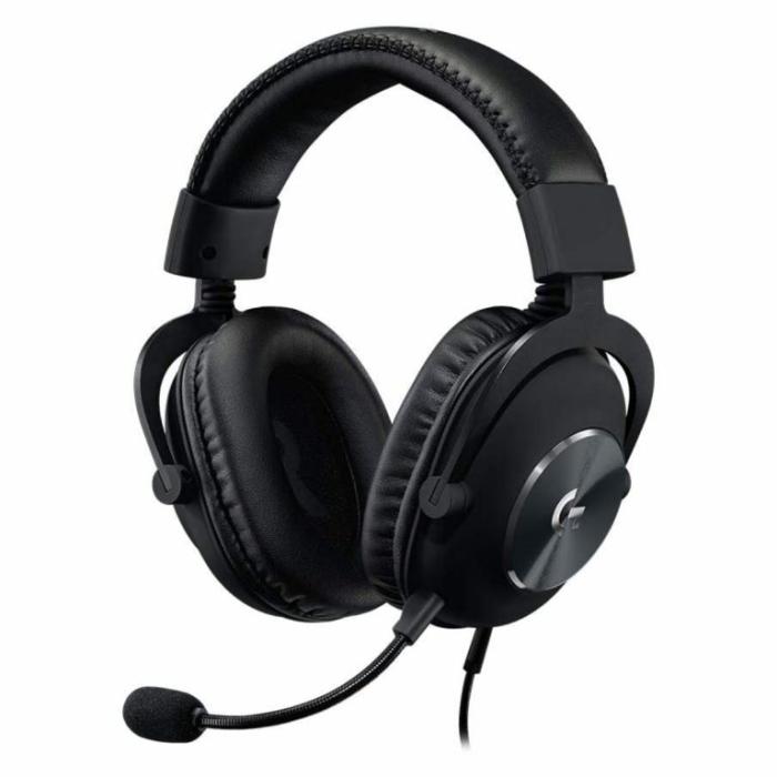 Logitech G Pro X with Blue VO!CE Technology - Auricular - tamaño completo - cableado - conector de 3,5 mm - aislamiento de ruido - negro
