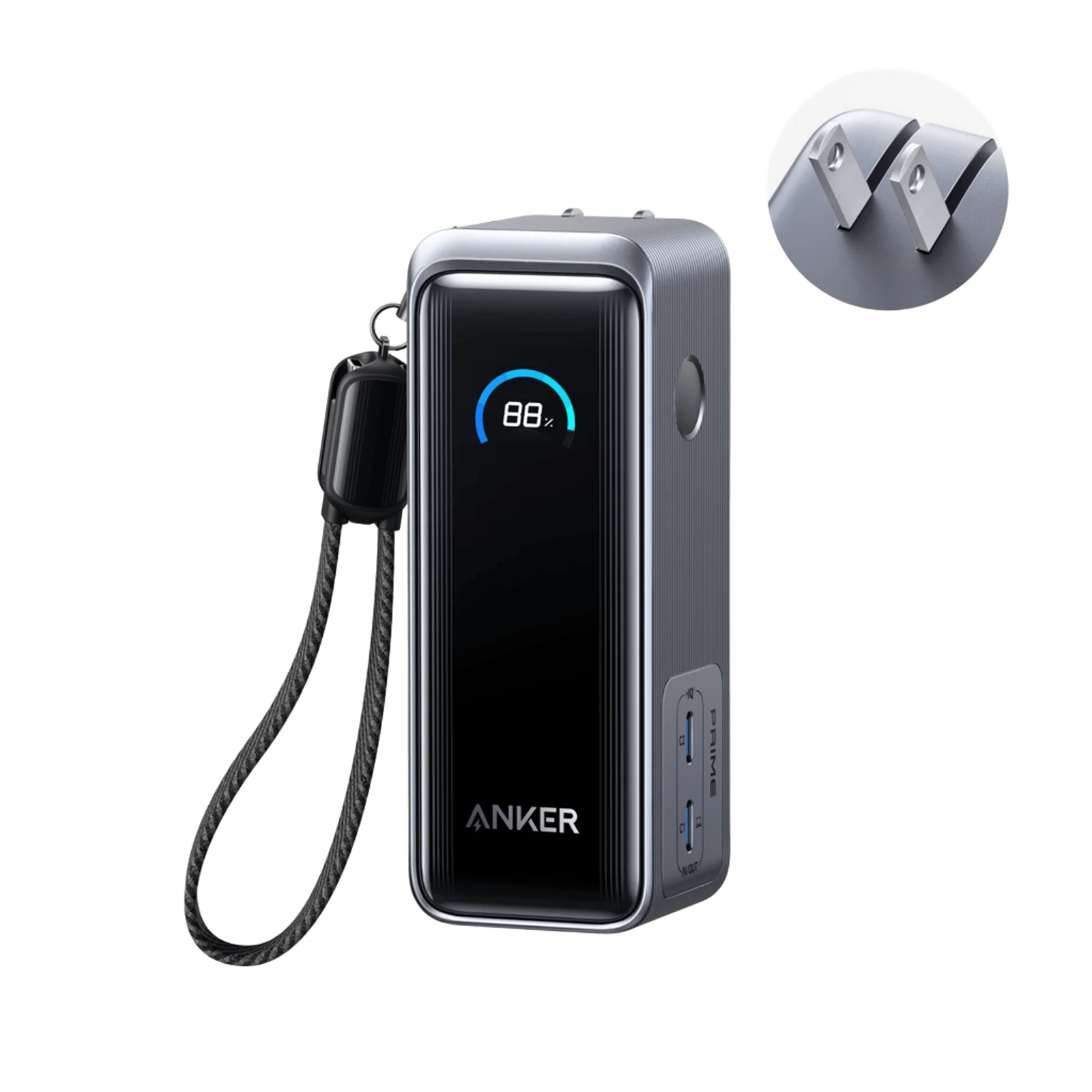 Anker - Battery charger - Lithium - Para Universal - Prime Power Bank (65W Fusion