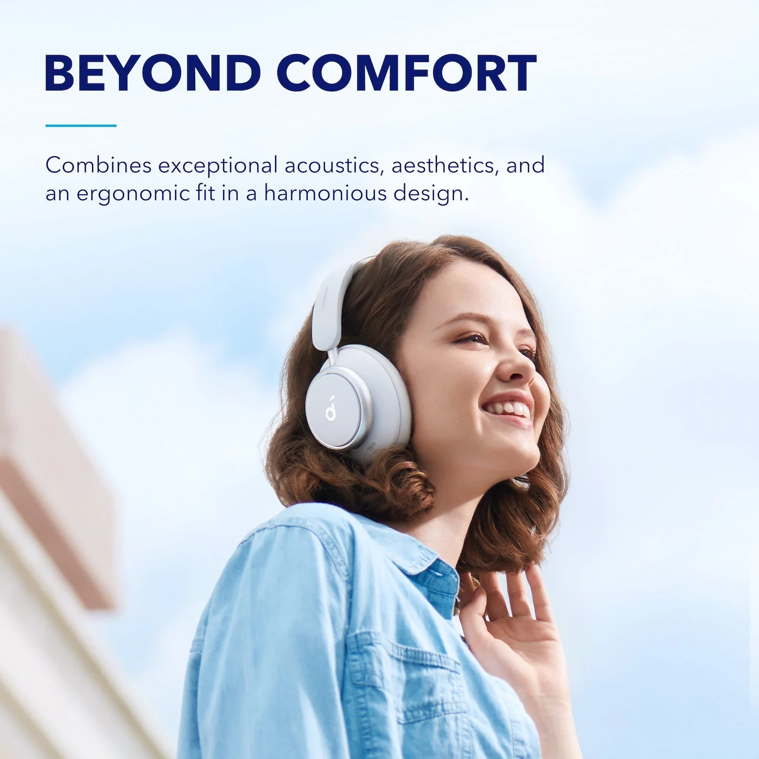 Soundcore - Space Q45 - Headphones - White