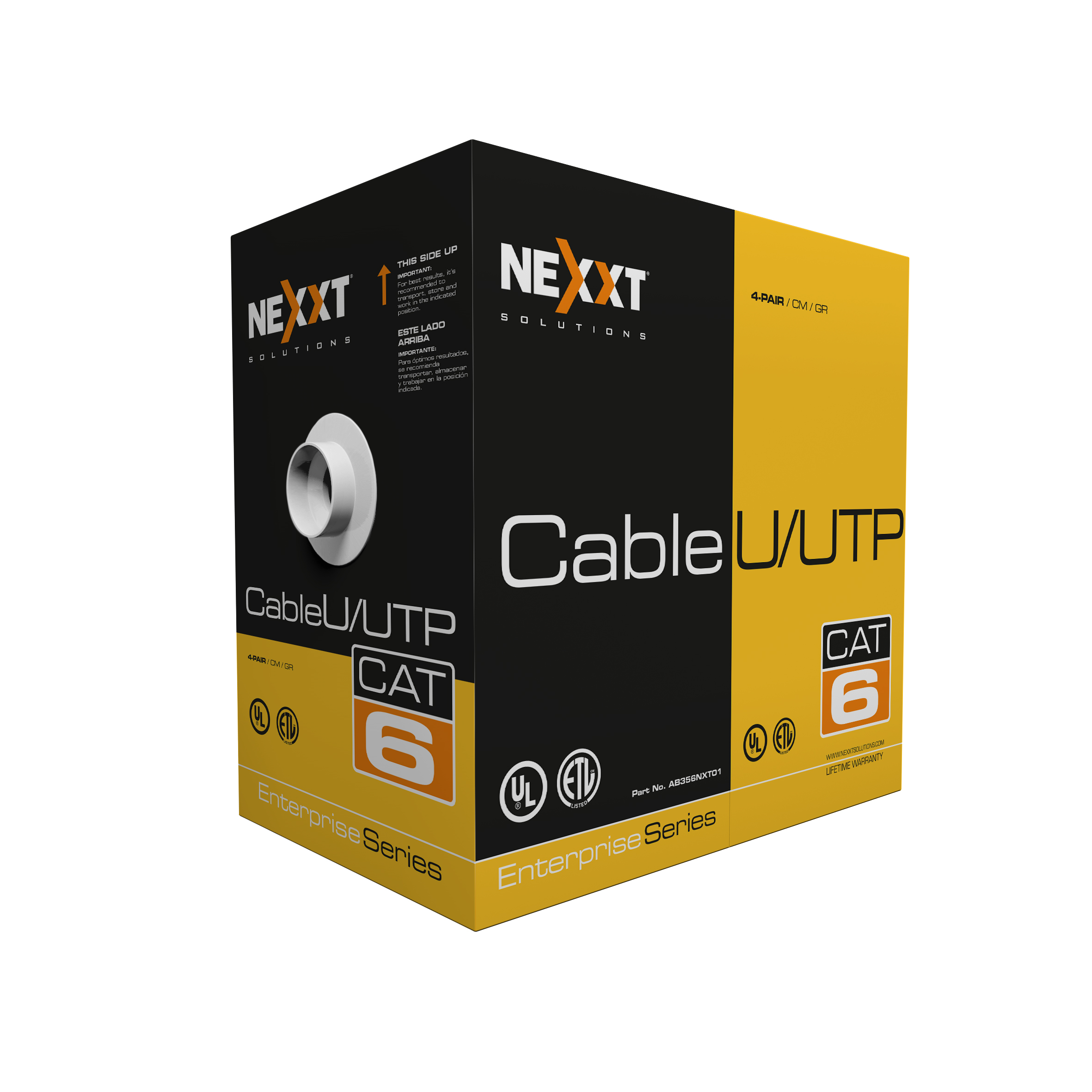 Nexxt Professional Cat6 UTP Cable 4P 24AWG CM 305m GR