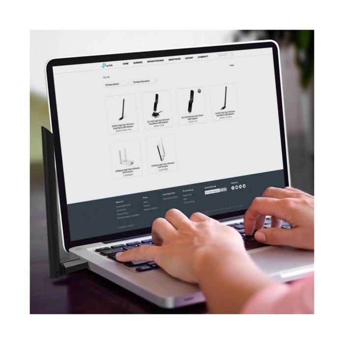 TP-Link - USB Network Adapters - Archer T3U AC1300 Dual Band