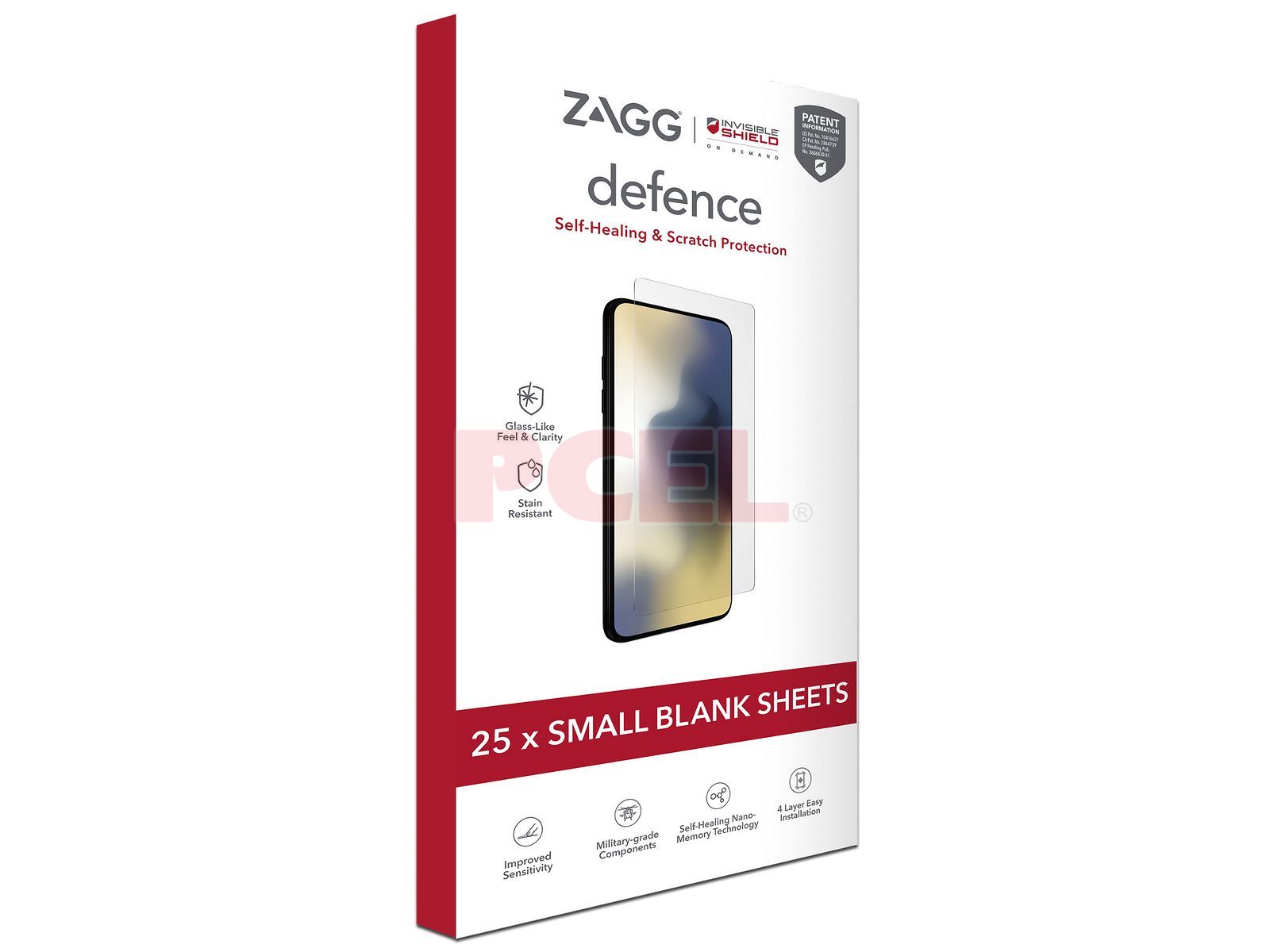 Zagg - Protector de pantalla - IS-ISOD-FM Defense-M4/M12-Smal
