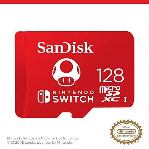 SanDisk - Flash memory card - microSDXC UHS-I Memory Card - 128 GB - Nintendo