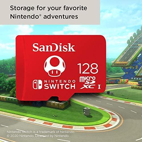 SanDisk - Flash memory card - microSDXC UHS-I Memory Card - 128 GB - Nintendo