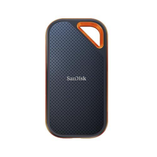 SanDisk Extreme PRO Portable - SSD - cifrado - 2 TB - externo (portátil) - USB 3.2 Gen 2x2 - AES de 256 bits - para Intel Next Unit of Computing 13 Pro Kit - NUC13ANHi5