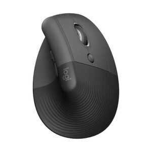 Logitech Lift Vertical Ergonomic Mouse - Ratón vertical - ergonómico - 6 botones - inalámbrico - 2.4 GHz, Bluetooth - receptor de USB Logitech Logi Bolt - blanco hueso