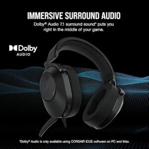 CORSAIR HEADSET HS65 SURROUND CARBON