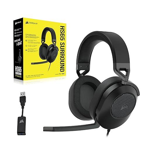 CORSAIR HEADSET HS65 SURROUND CARBON