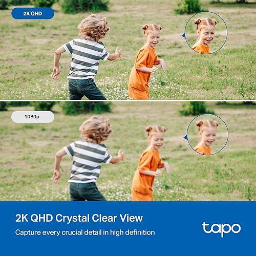 Tapo C520WS V1 - Cámara de vigilancia de red - panorámico / inclinación - para exteriores - resistente a la intemperie - color (Día y noche) - 4 MP - 2560 x 1440 - 2K - audio - inalámbrico - Wi-Fi - 2.4GHz radio - H.264 - CC 9 V