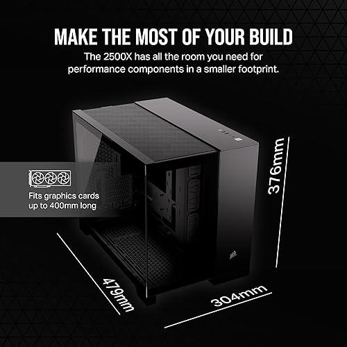CORSAIR CASE 2500X TEMP GLASS BLACK