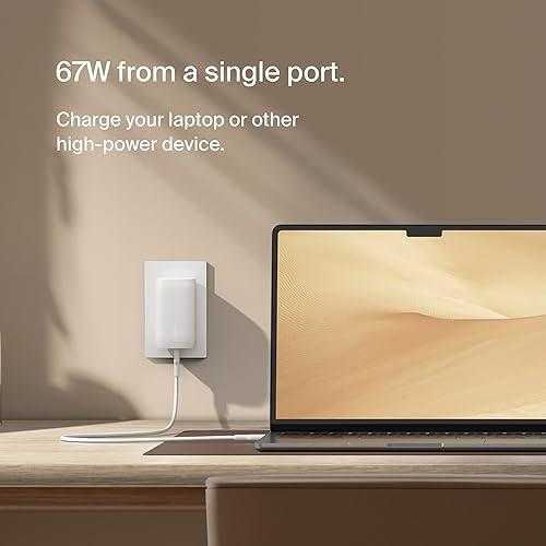 Belkin - Wall Charger - Lithium - Para Universal - Mickey 67W USB-C PD PPS 3 USB-