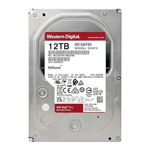 Western Digital WD Red - Hard drive - Internal hard drive - 12 TB - 3.5" - 7200 rpm - SATA