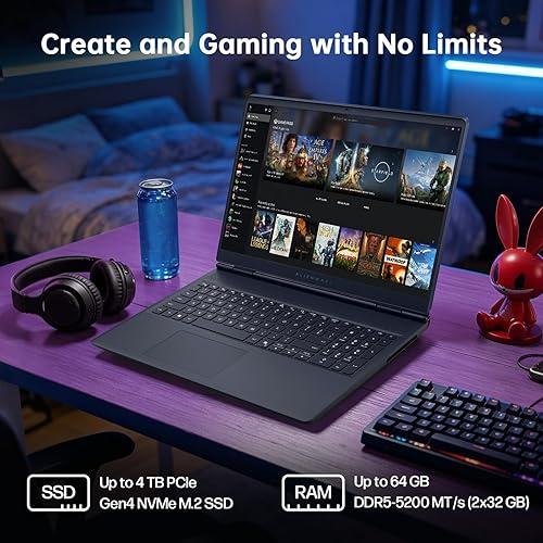 Dell Alienware Gaming Services AC16250 - Notebook - 16" - Intel Core 7 240H / 5.2 GHz - DDR5 SDRAM - 16 GB - 1 TB - NVIDIA GeForce RTX 5050 8 GB GDDR7 - Windows 11 Home - 1 Year Carry-In Service + 1 Year Complete Care