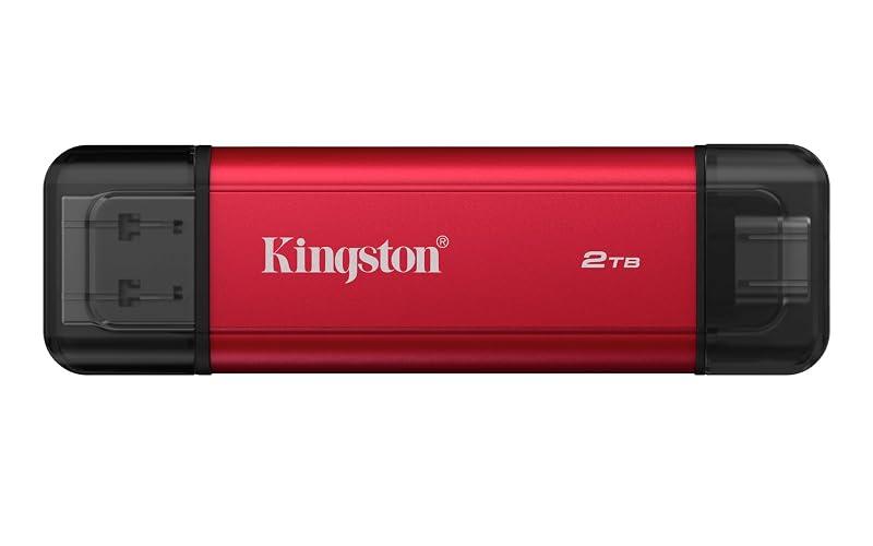 Kingston - External hard drive - 2TB Dual USB-A/C Portable SSD,
