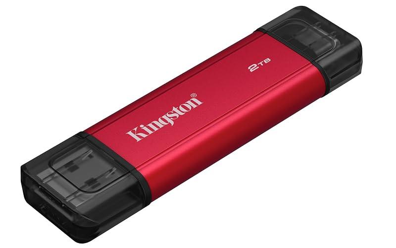 Kingston - External hard drive - 2TB Dual USB-A/C Portable SSD,
