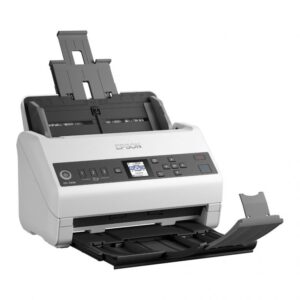 Epson DS-730N - Escáner de documentos - Sensor de imagen de contacto (CIS) - a dos caras - Ledger - 600 ppp x 600 ppp - hasta 40 ppm (mono) / hasta 40 ppm (color) - Alimentador automático de documentos (ADF) (100 hojas) - hasta 6500 exploraciones por día - USB 2.0, Gigabit LAN