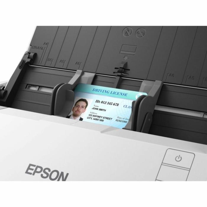 Epson DS-530 II - Escáner de documentos - hasta 35 ppm/70 ipm1, impresión a doble cara en 1 pasada - ADF 50 páginas - 600dpi - 27g/m2-413g/m2 - TWAIN / ISIS - Ciclo de trabajo diario 4,000 páginas - USB 3.0 - Windows / macOS - 1 año de garantía