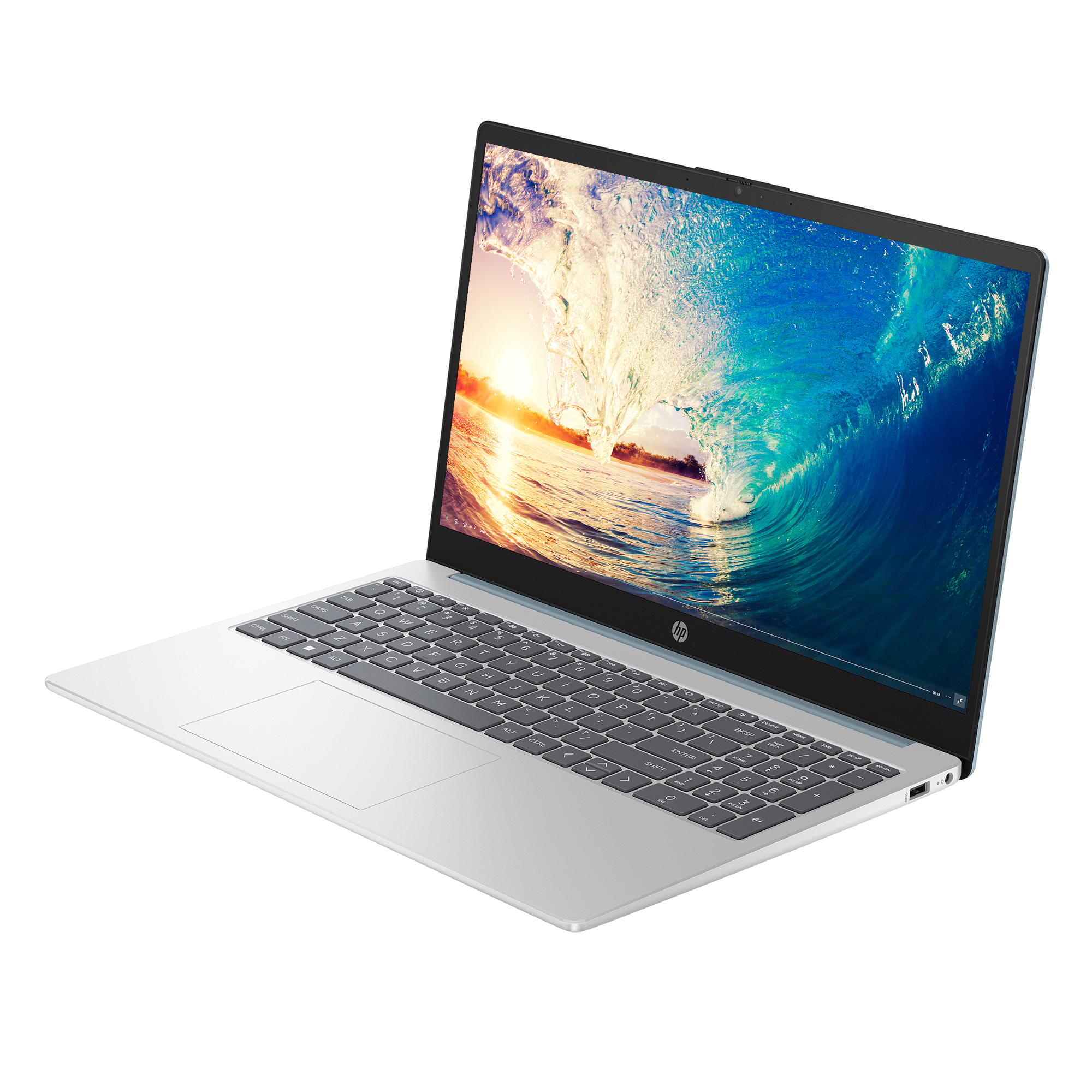 HP 15-fc0272la - Notebook - 15.6" - AMD Ryzen 7 7730U / 4.5 GHz - 16 GB - LPDDR5 SDRAM - SSD - AMD Radeon - Windows 11 Home - Blue - Spanish