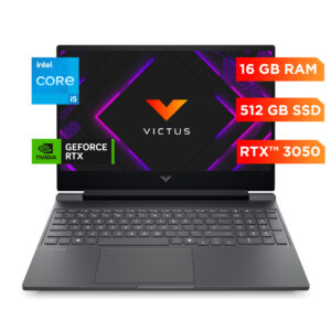HP Victus 15-fa2014la - Notebook - 15.6" - Intel Core i5 i5-13420H / 4.6 GHz - 16 GB - DDR5 SDRAM - 512 GB - RTX 3050 6GB - Windows 11 Home - 1-year warranty