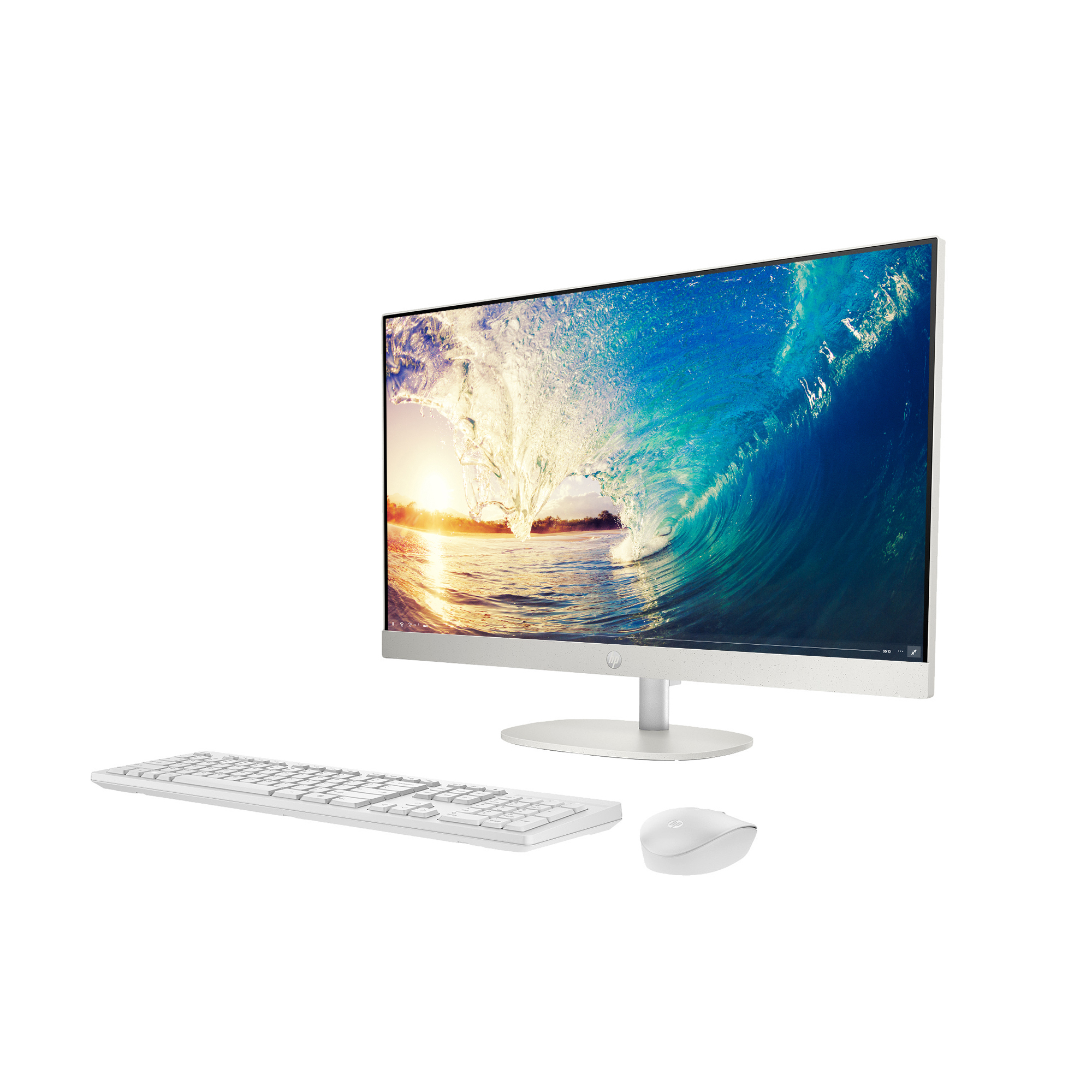 HP 24-cr0250la - All-in-one - AMD Ryzen 5 7520U / 4.3 GHz - DDR5 SDRAM - 512 GB SSD - 23.8" - UMA - Windows 11 Home - White