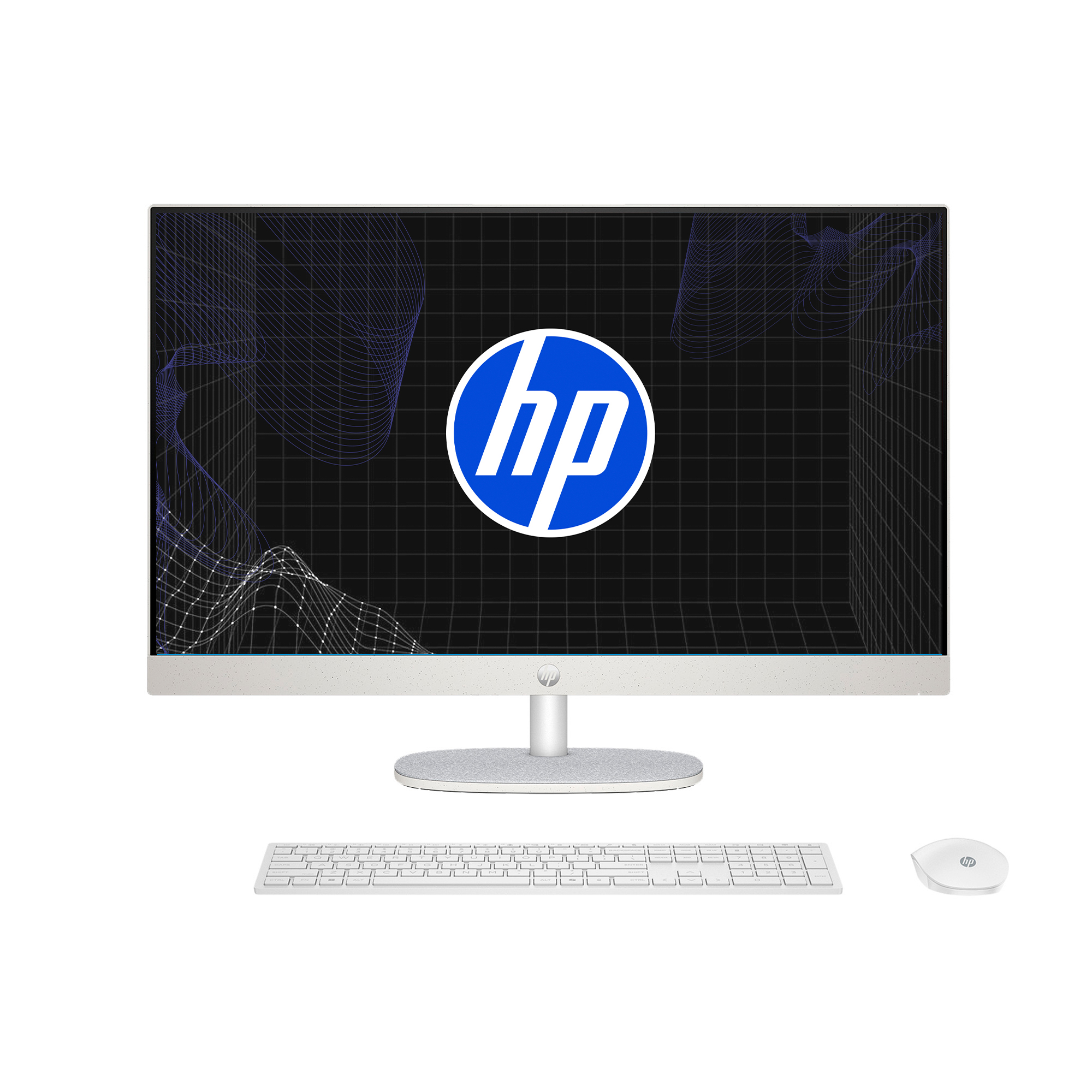 HP 27-cr0252la - All-in-one - AMD Ryzen 5 7520U / 4.3 GHz - DDR5 SDRAM - 512 GB HDD - 27" - UMA - Windows 11 Home - White