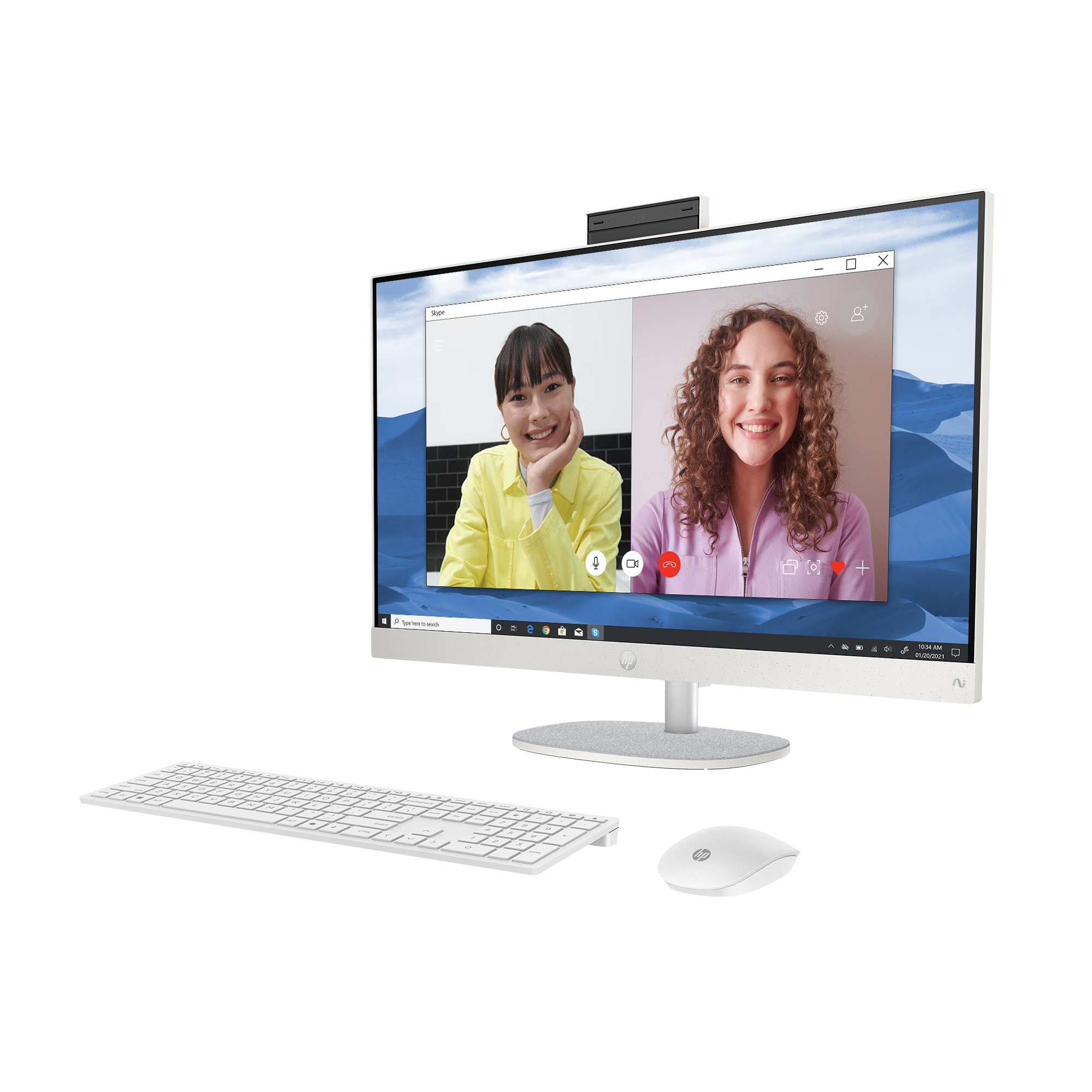 HP 27-cr0275la - All-in-one - AMD Ryzen 7 7730U / 4.5 GHz - DDR5 SDRAM - 512 GB HDD - 27" - UMA - Windows 11 Home - White
