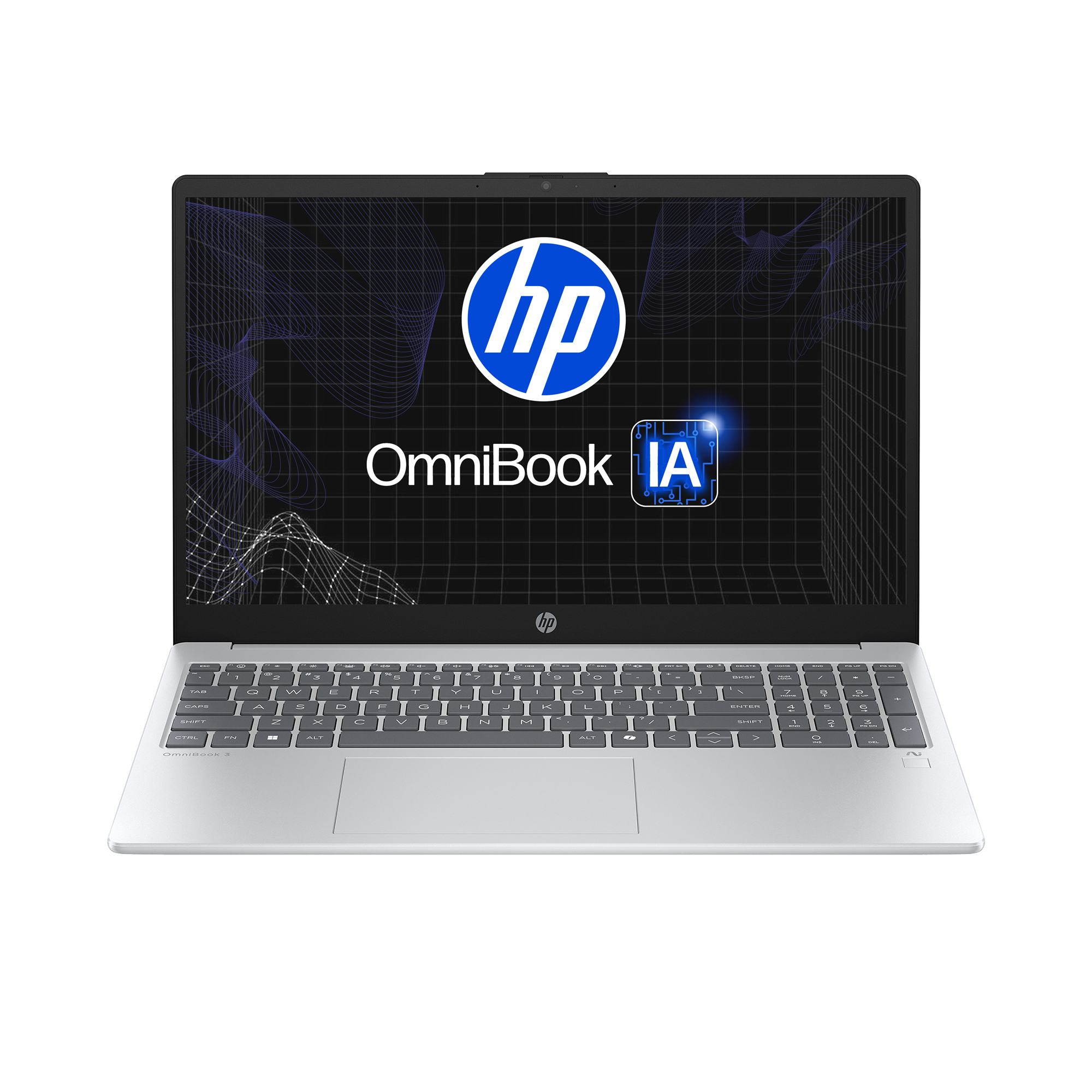 HP Omnibook 15-fn0051la - Notebook - 15.6" - AMD Ryzen 5 340 / 4.8 GHz - 16 GB - DDR5 SDRAM - 512 GB - AMD Radeon - Windows 11 Home - 1-year warranty