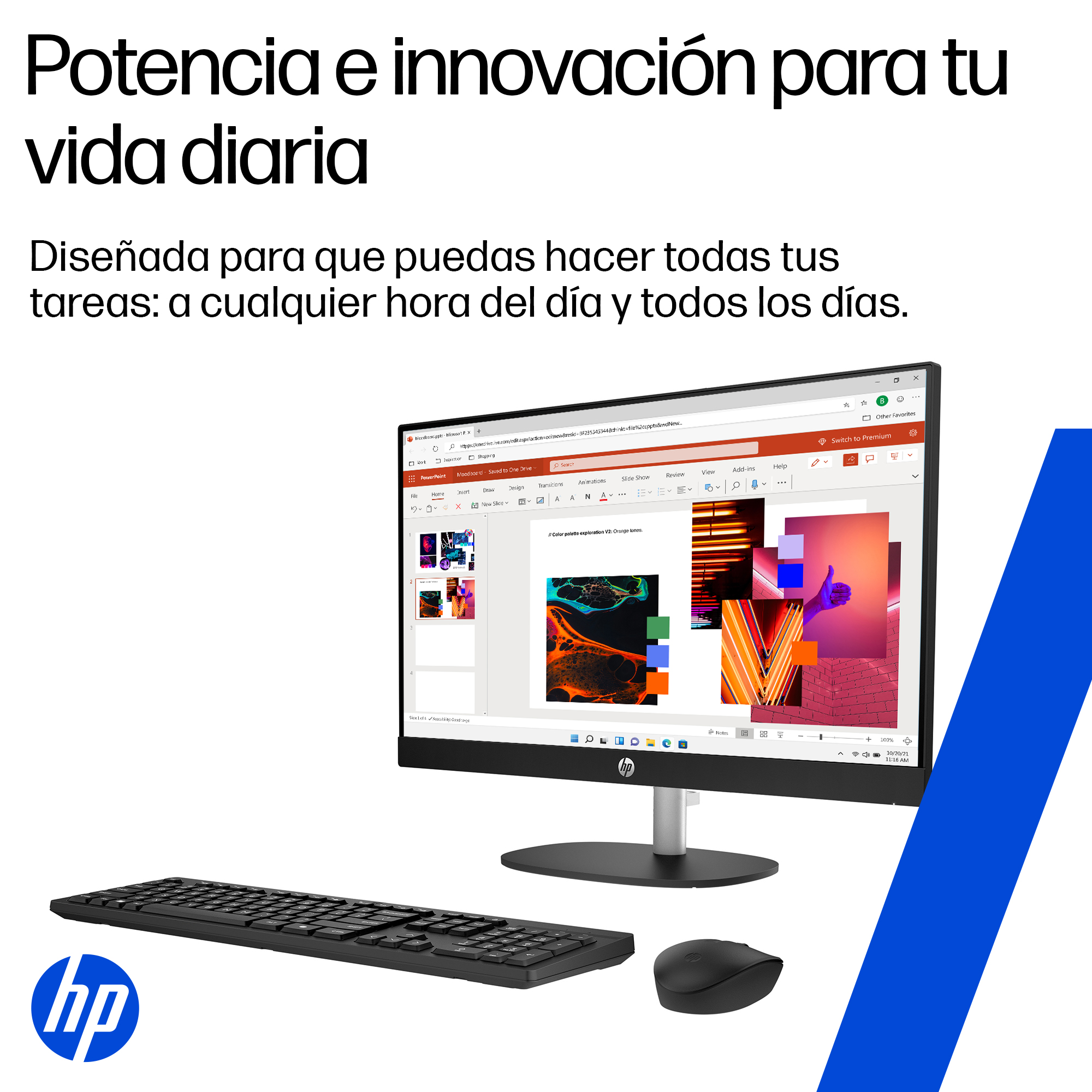 All in One HP 24-cr0233la, AMD Ryzen 3, 8 GB RAM, 512 GB SSD, 23.8" FHD, Windows 11 Home
