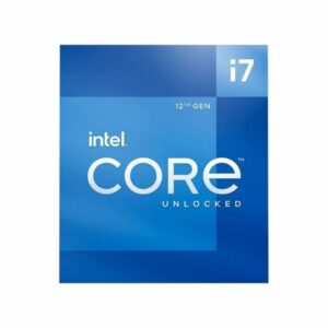 Intel Core i7 12700K - 3.6 GHz - 12 núcleos - 20 hilos - 25 MB caché - LGA1700 Socket - Caja (sin refrigerante)