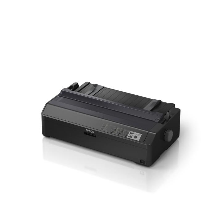 Epson FX 2190II - Impresora - B/N - matriz de puntos - Rollo (21,6 cm), 406,4 mm (anchura), 420 x 364 mm - 240 x 144 ppp - 9 espiga - hasta 738 caracteres/segundo - paralelo, USB 2.0
