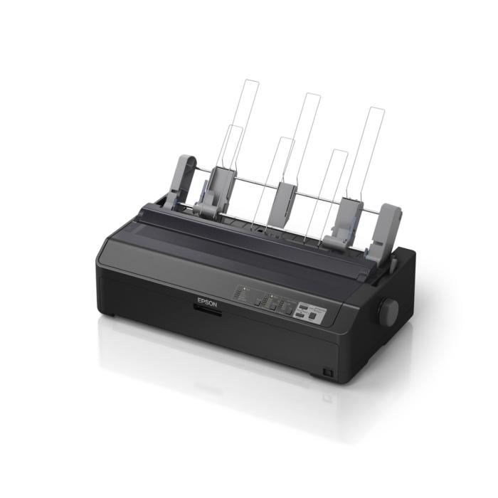 Epson FX 2190II - Impresora - B/N - matriz de puntos - Rollo (21,6 cm), 406,4 mm (anchura), 420 x 364 mm - 240 x 144 ppp - 9 espiga - hasta 738 caracteres/segundo - paralelo, USB 2.0