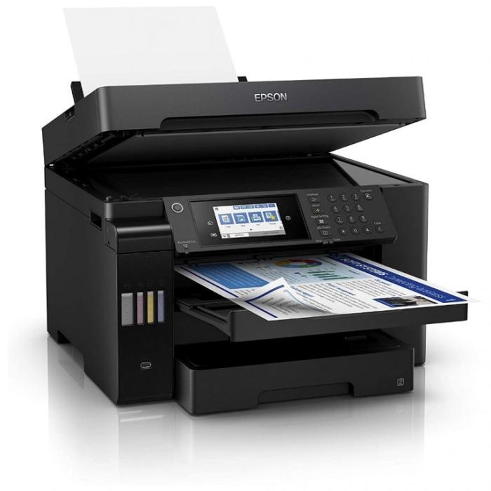 Epson - Wide format - Wi-Fi / Ethernet 10 Base-T/100 Base-TX/1000 Base-T / USB - Duplexador automático