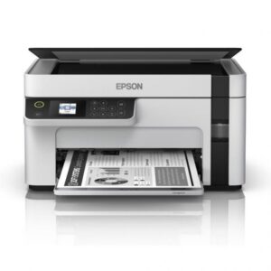 Epson - EcoTank M2120 - Multifuncional Monocromatica - Impresion 32ppm hasta A4 oficio - Copia 31cpm A4 Carta - Escaner 1200x1200 - Bandeja 150 hojas - LCD 1.4" a color - USB, WiFi, WiFi Direct - Ciclo maximo 15,000pag - 2 años con registro